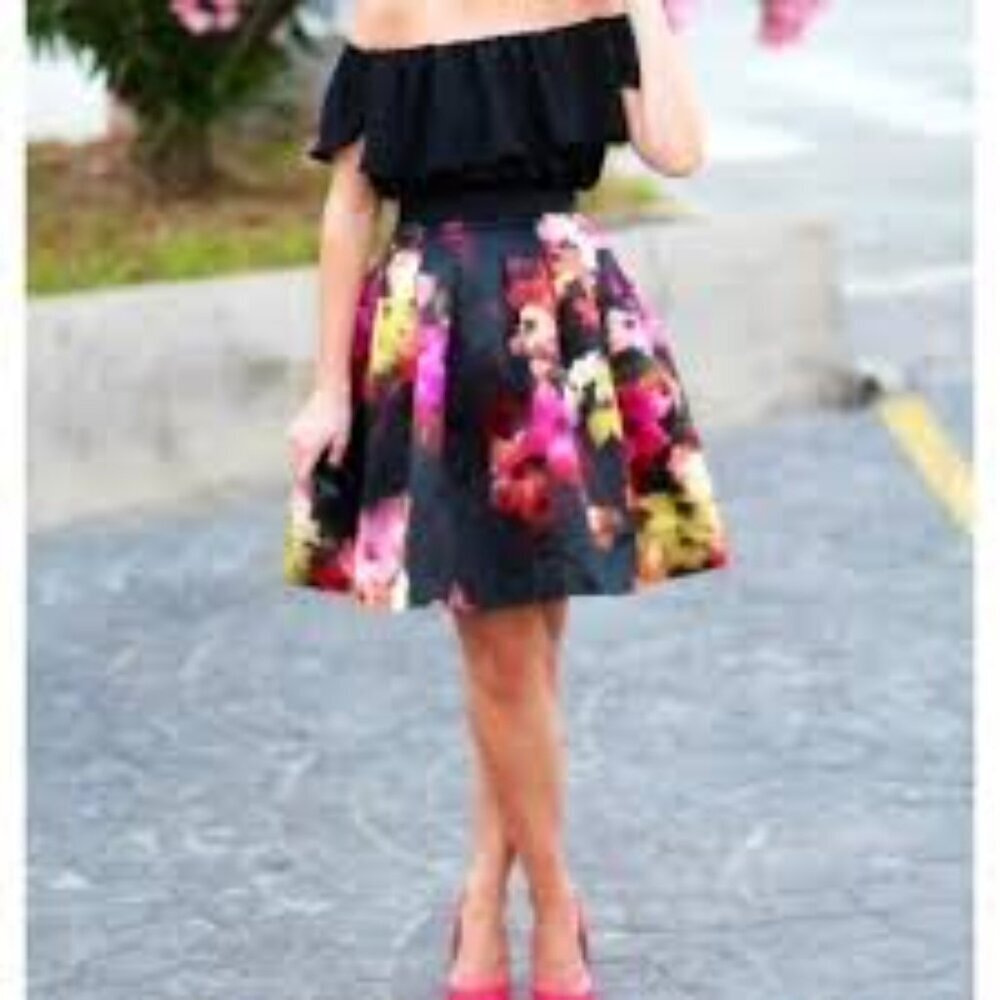 Ted Baker Skirts Floral Mini Women Size 0